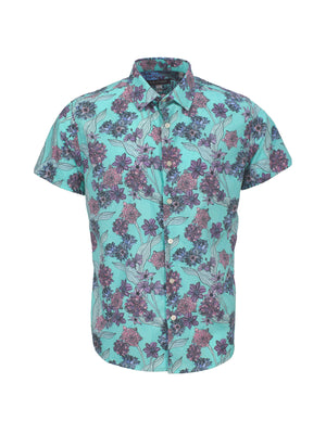 Lords of Harlech: Scott Shirt (LHS-SCOTT-OCEAN-FLORAL-LAGOON)