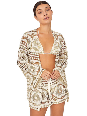 Aguaclara: Amore 449 Open Blouse (AMORE-449)