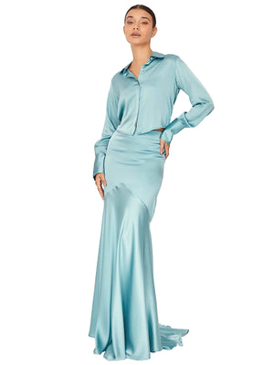 Aguaclara: Turquoise 523 Mermaid Skirt (TURQUOISE-523)