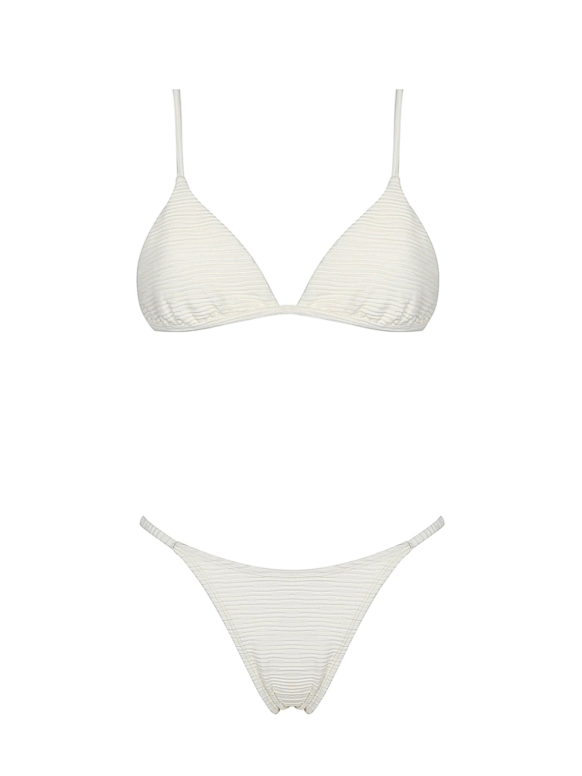 Aguaclara: Vanilla 92 Triangle-Vanilla 15 String Bikini