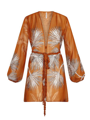 Aguaclara: Orange 430 Blouse (ORANGE-430)
