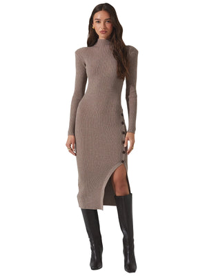 Astr the Label: Soryn Sweater Midi Dress (ACDR102484-TAUP)