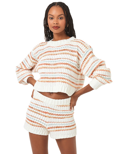 L Space: Pismo Beach Pullover-Pismo Beach Short (PMOSW24-PDC-PMOSH24-PDC)