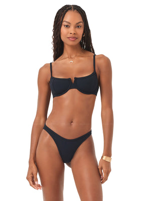 L Space: Hunter-Dominic Bikini (RHHUT24-BLK-RHDOB24-BLK)