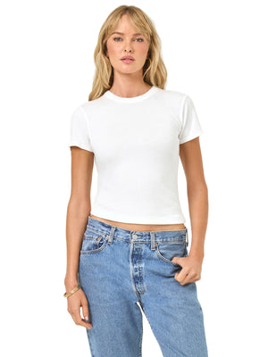 L Space: Be My Baby Tee (BMBTP25-WHT)
