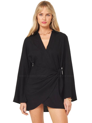 L Space: Las Palmas Dress (LASDR25-BLK)