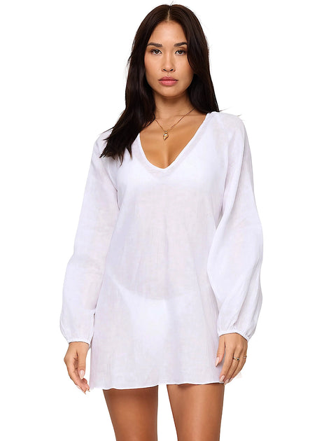 L Space: Boat Trip Tunic (BOATU25-WHT) – Swimwear World