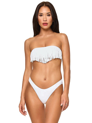 L Space: Dixie-Rocky Bikini (LSDIT25-WHT-LSRCC25-WHT)