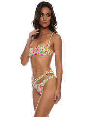 Luli Fama: Sweetheart Balconette-Asymmetrical Side Bow Bikini (L730J35-111-L730J53-111)