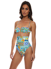 Luli Fama: Sweetheart Balconette-High Waist Corset Bikini (L725J35-111-L725J44-111)