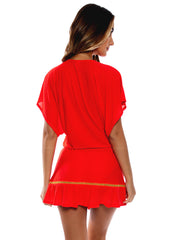 Luli Fama: Playera Ruffle Dress (L010885-327)