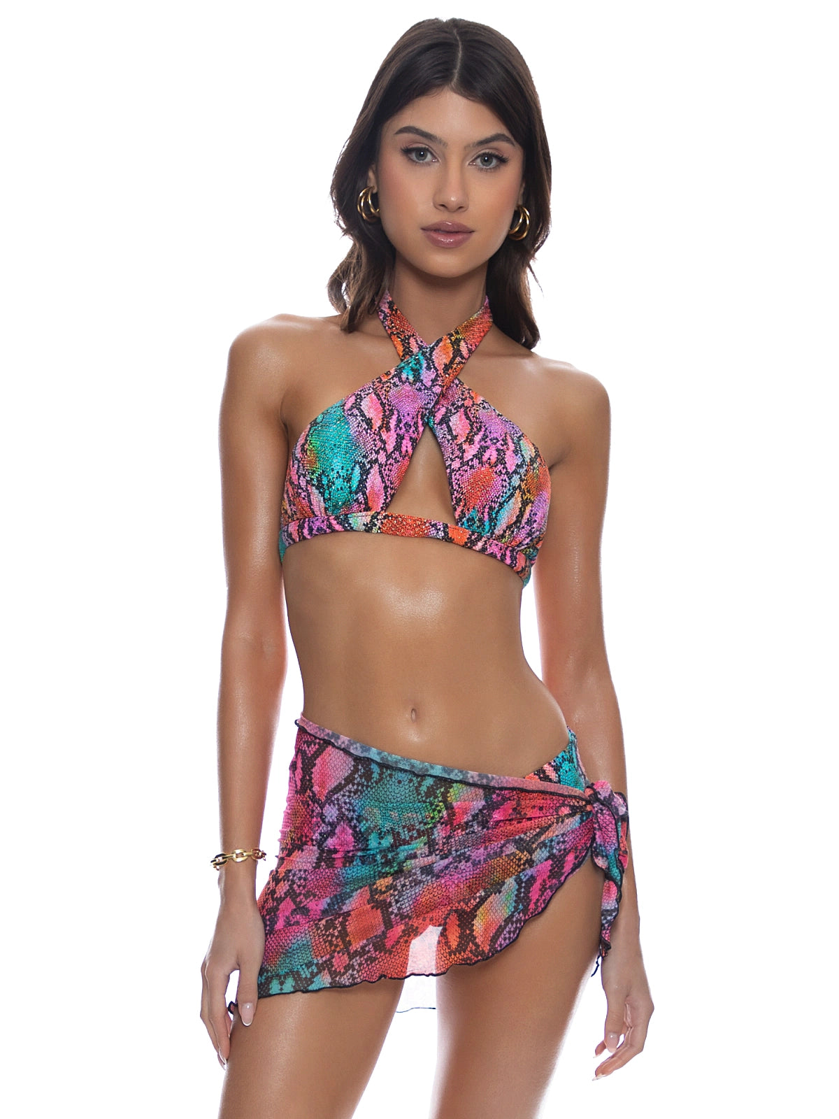Luli Fama: Sarong Mini Skirt