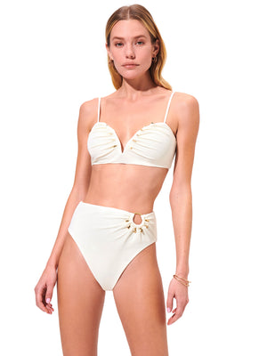 Maliluha: Dancing Queen Ivory Bikini (SS22BKN10-WHT)