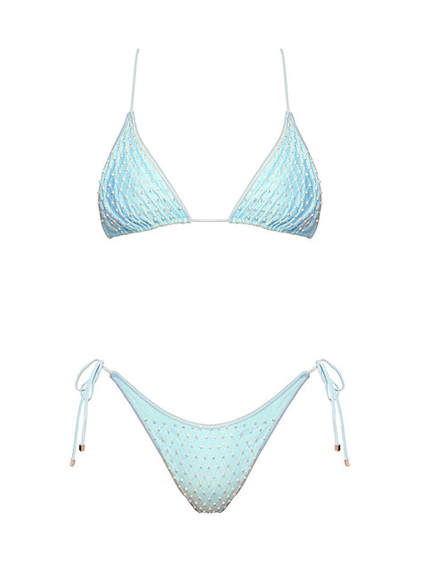 Daisy Bloom Triangle Bikini Set