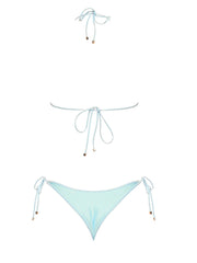 Seashell: Daisy Triangle-Tie Side Bikini (WT0071_SS-BLUE)