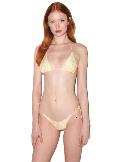 Seashell: Daisy Triangle-Tie Side Bikini (WT0071_SS-YELL)