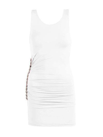 Seashell: Bregje Mini Dress (WT0040-SS-WHITE)