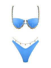 Seashell: Colette-Alana Bikini (WT0035-SS-BAFIN-WT0036-SS-BAFIN)