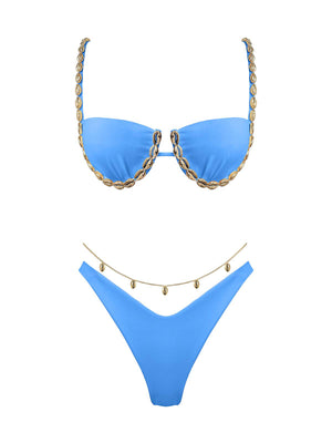 Seashell: Colette-Alana Bikini (WT0035-SS-BAFIN-WT0036-SS-BAFIN)
