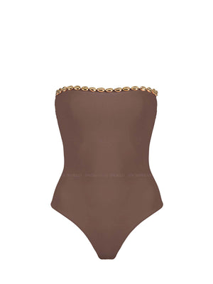 Seashell: Nancy One Piece (WT0034-SS-CACAO)