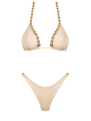 Seashell: Carine-Chantal Bikini (WT0029-SS-SAND-WT0032-SS-SAND)