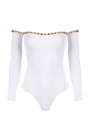 Seashell: Jayne One Piece (WT0060-SS-WHITE)