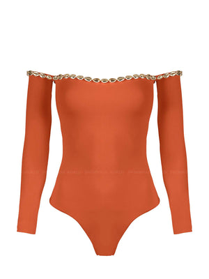 Seashell: Jayne One Piece (WT0060-SS-PAPAY)