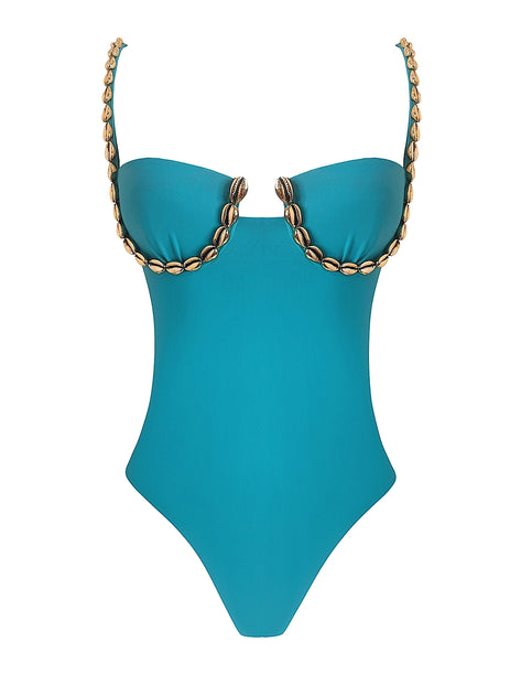 Seashell: Sidney Balconette One-Piece (WT202-PAVNE) – Swimwear World