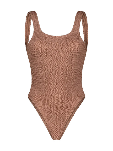 PARAMIDONNA Women Hailey Navy Lurex Bustier One-Piece Swimsuit