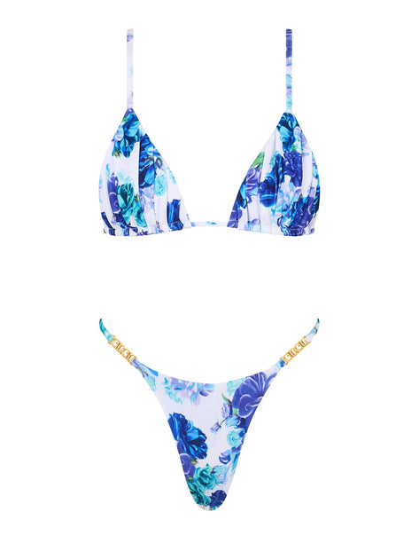 Cin Cin: Era Ruched Tri-Midsummer String Bikini (S0552-S0553