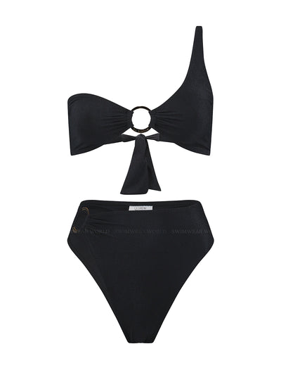 La Sirene: Glossy Bikini (00061T-BLCK-00061B-BLCK)