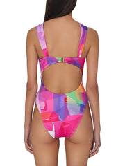 Milly: Betsy Draped Bandeau One Piece (50BW09-997)
