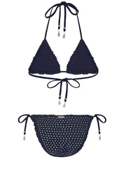 Milly: Glimmer Crochet-Glimmer String Bikini (41BX14-415-41BY14-415)