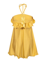 Isabel Beachwear: Mistic Short Dress (MISTICSHDRS-YLLW)