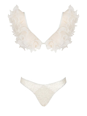 Isabel Beachwear: Isabel Bikini Sequins (ISABELSQT-IVY-ISABELSQB-IVY)