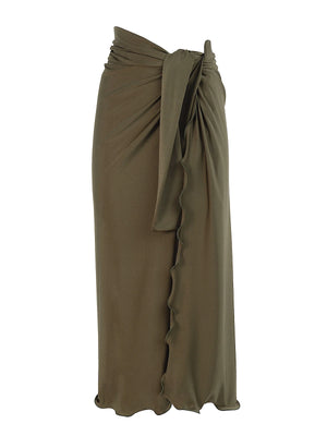 Isabel Beachwear: Pareo Midi Lycra (PRMD-SGRE)