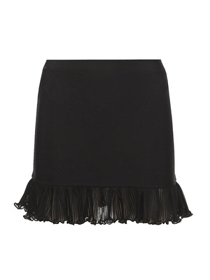 Isabel Beachwear: Mini Skirt Georgette (MNSKRTGRGT-BLK)