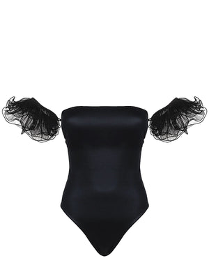 Isabel Beachwear: Capri One-Piece (CAPRIOP-BLK)