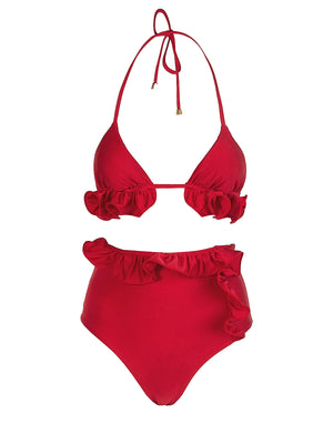 Isabel Beachwear: Wave Bikini (WAVE-RED)