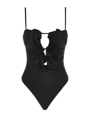 Isabel Beachwear: Mermaid One-Piece Lycra (MRMDLYCRAOP-BLK)