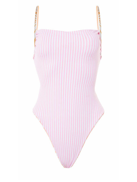 ★MANGOMANYPLEASE★ NUKI FRILL ONE PIECE (2colors) Cut Out One Piece Swimsuit – Maaji
