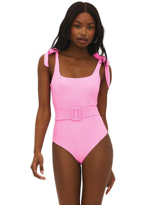 Beach Riot: Sydney Belted One Piece (BR8042C2-PRIP)