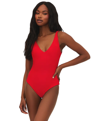 Beach Riot: Reese One-Piece (BR8043C-RED)