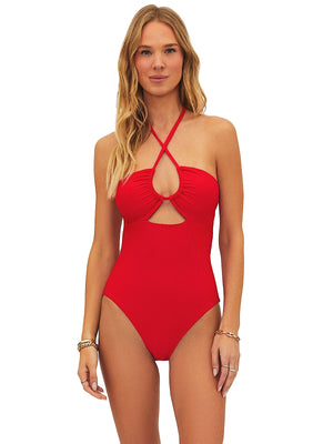 Beach Riot: Phoenix One-Piece (BR8051C-RED)