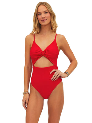 Beach Riot: Annalisa One-Piece (BR48752SX-RED)