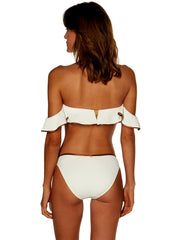 Vix: White Firenze Natalie Bandeau-White Firenze Basic Bikini (010-620-002-25-620-002)