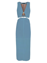 Vix: Gracie Detail Long Dress (381-753-038)