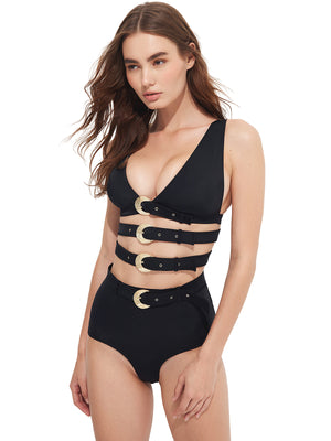 Oye Swimwear: Portia One Piece (PORTIAOP-BLK)