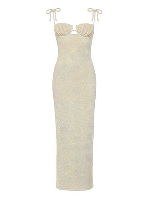 Montce: Petal Long Slip Dress (MD067)