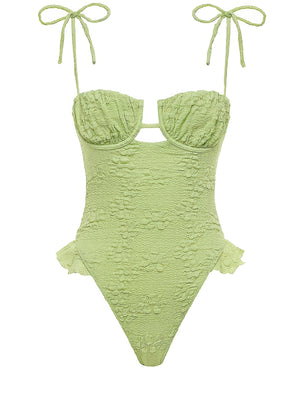 Montce: Petal Ruffle One-Piece (OP220)
